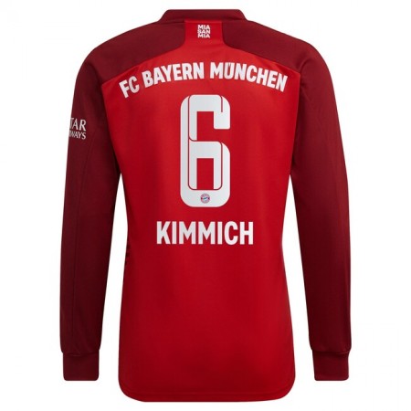 Camisetas  Bayern de Múnich Joshua Kimmich 6 Primera Equipacion 2021/2022 Manga Larga